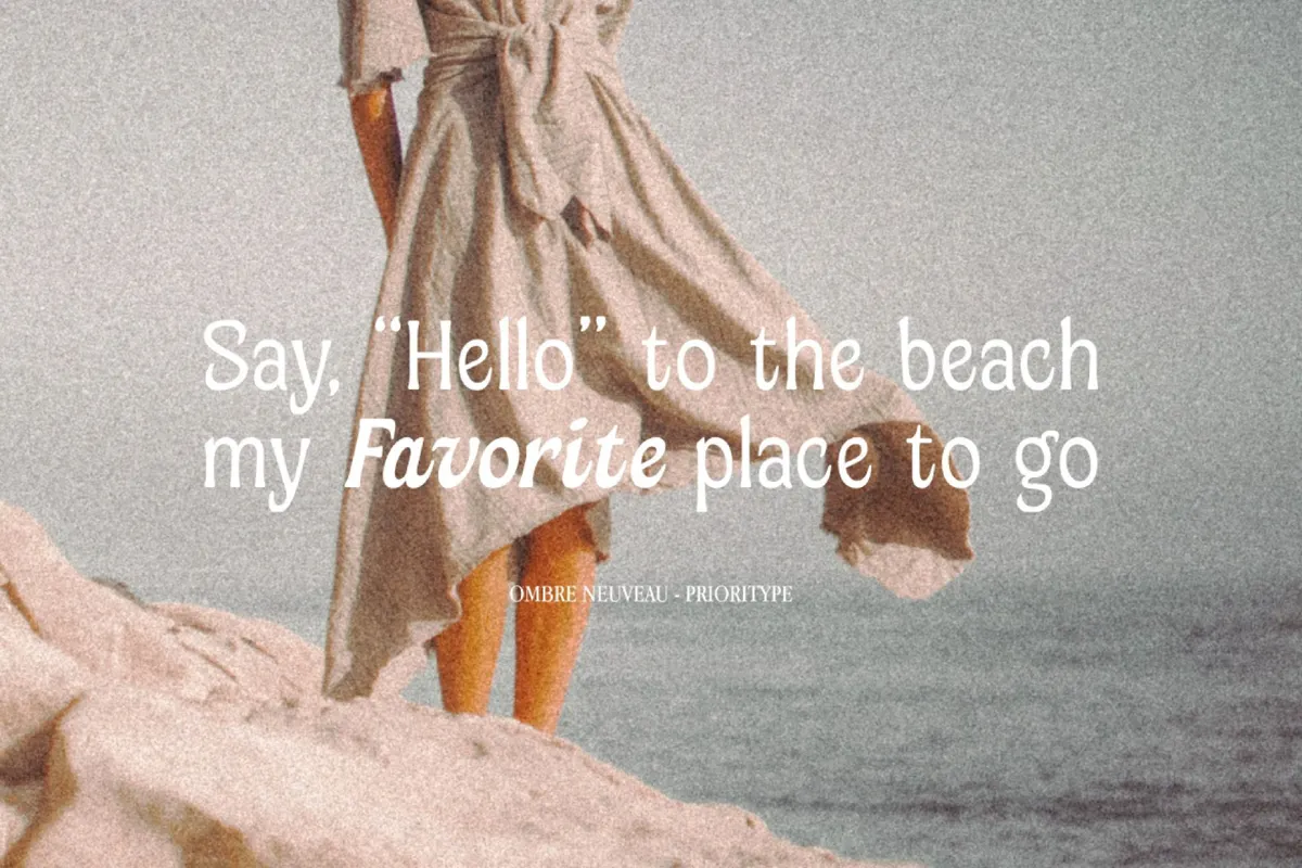 Ombre Nouveau – Retro Stylish Serif Font