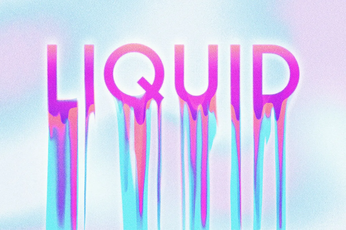 Melting Illusion Text Effects