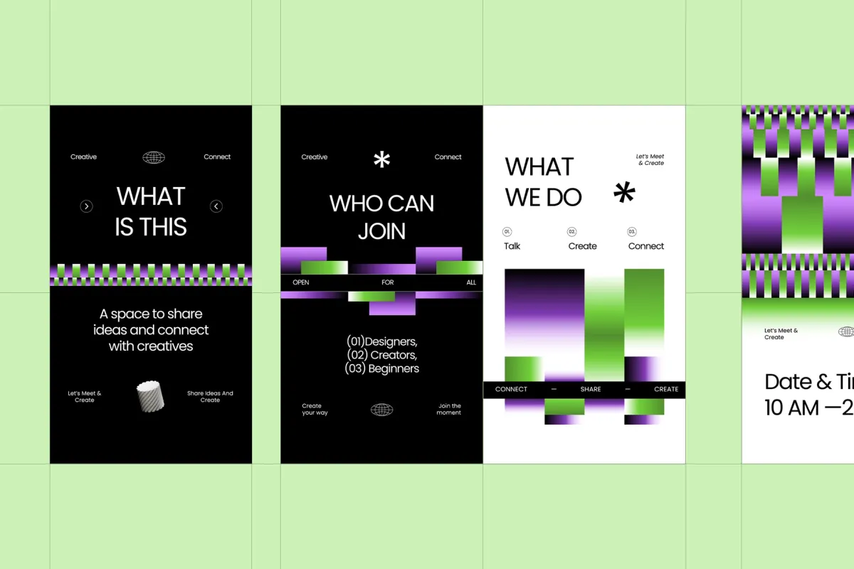 Event Promotion Instagram Pack - Affinity Template