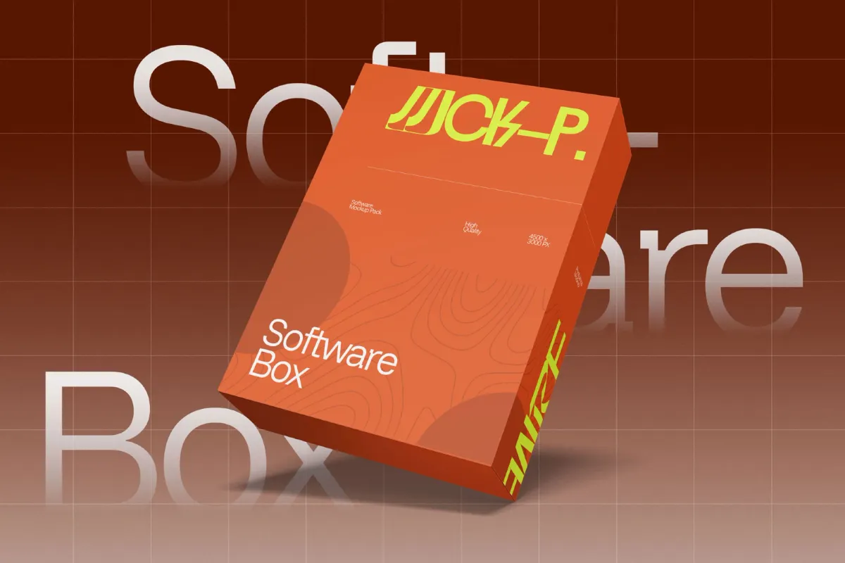 Software Box Mockup Pack