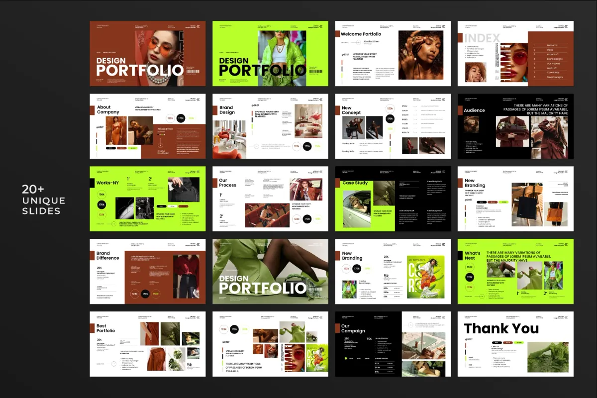 Design Portfolio Presentation Template