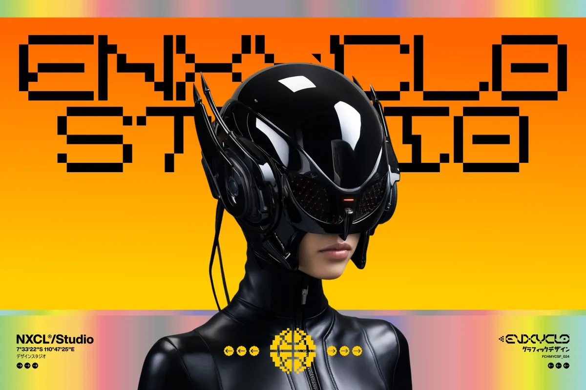 Cosmanex - Futuristic Pixel Font Family
