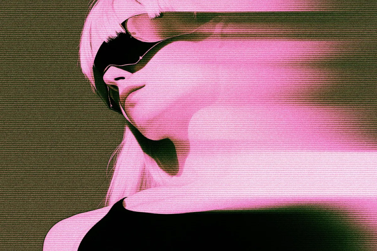 Neon Blur Photo Effect