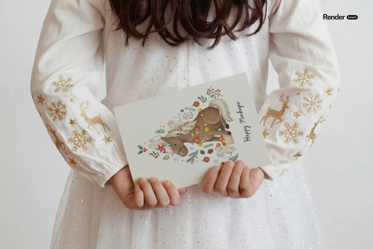 Christmas Card Mockup