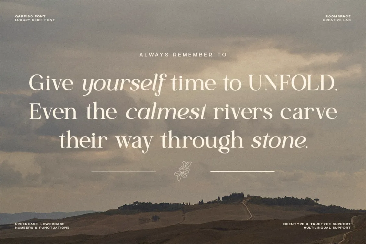 Qaffiso — Luxury Modern Serif Font