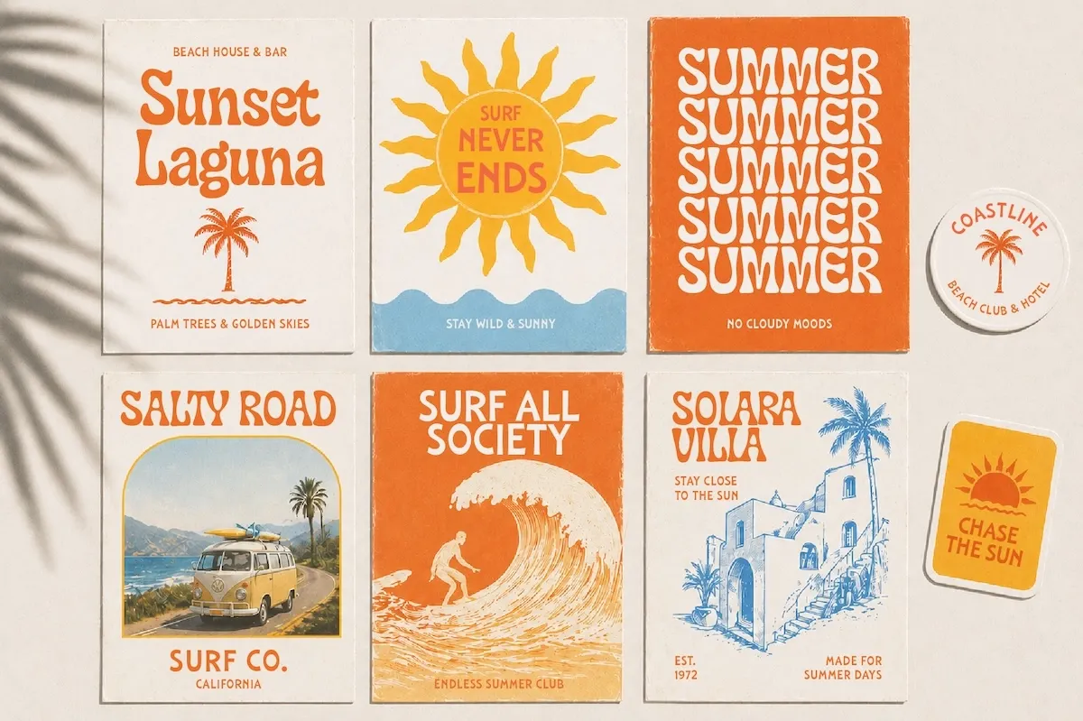 Laguna Tropic – Tropical Display Font Duo