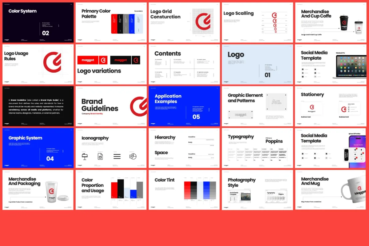 Brand Book Google Slides Template