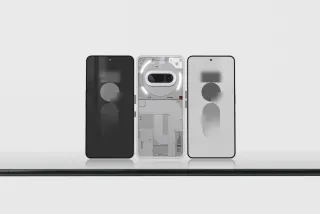 Futuristic Nothing Phone 3A Mockup