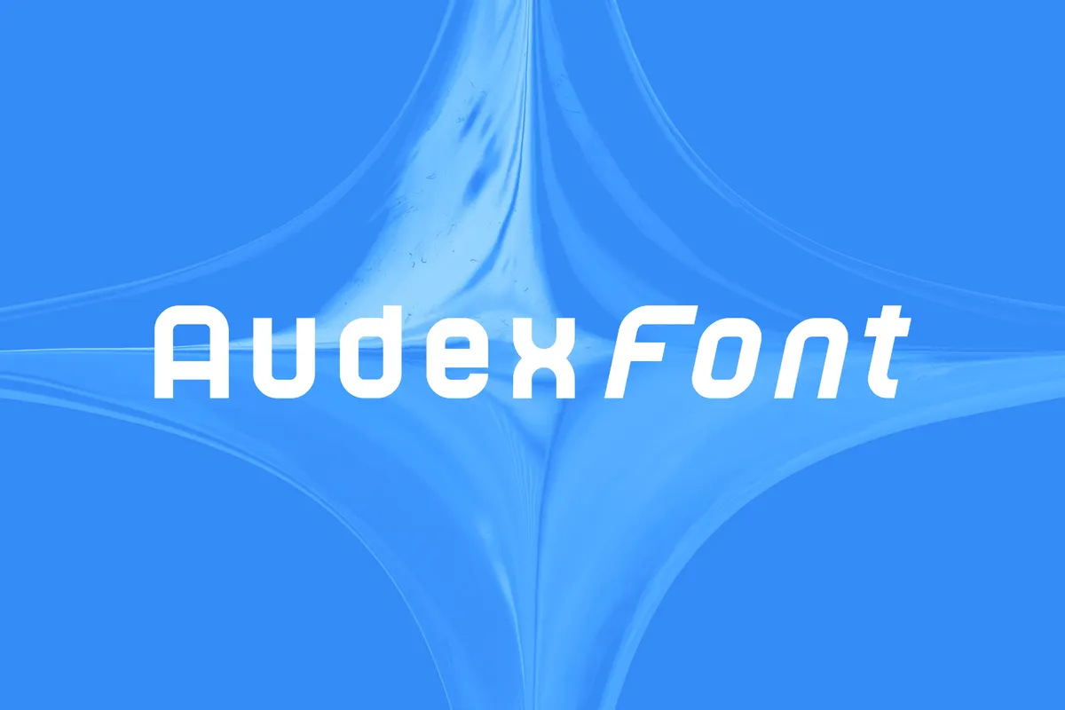 Audex 90s Space Font
