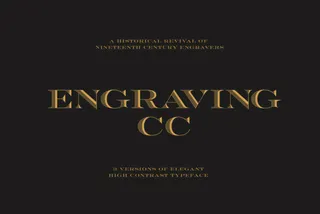 Engraving CC Font Family