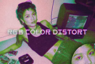 RGB Color Distort Photo Effect