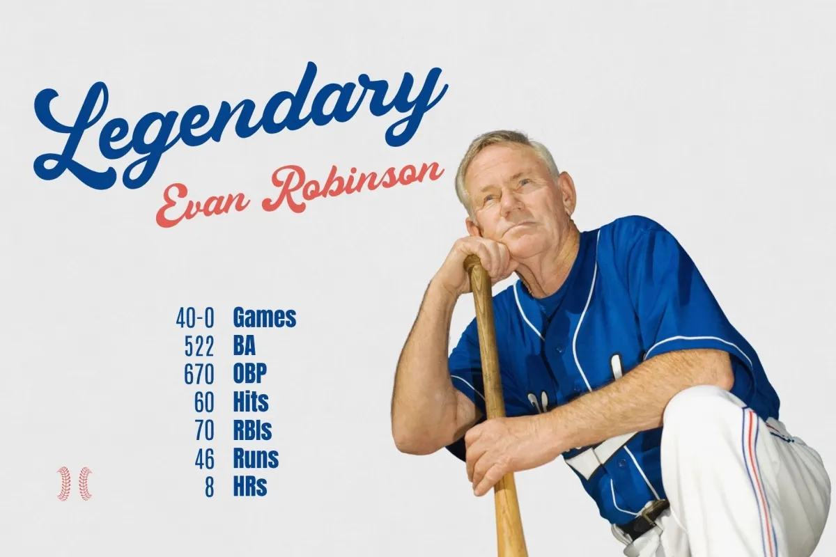 Outfield Glory - Vintage Baseball Script Font
