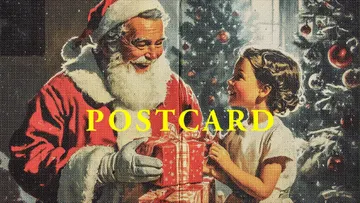 Vintage Halftone Postcard Effect