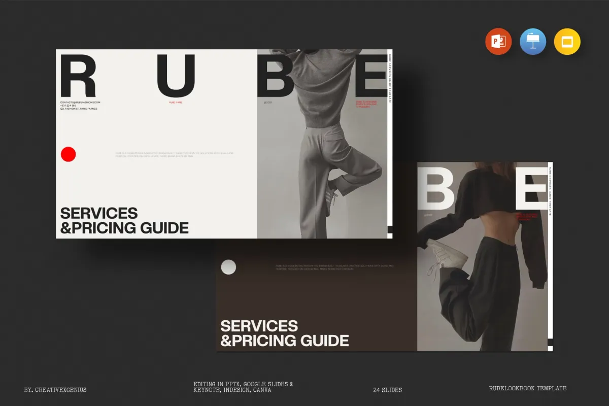 RUBE - Fashion Services Guide Presentation