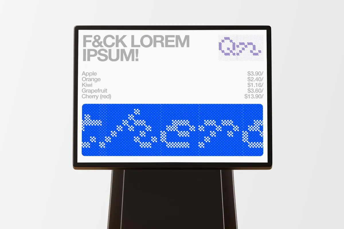 Cash Register Screen Mockup