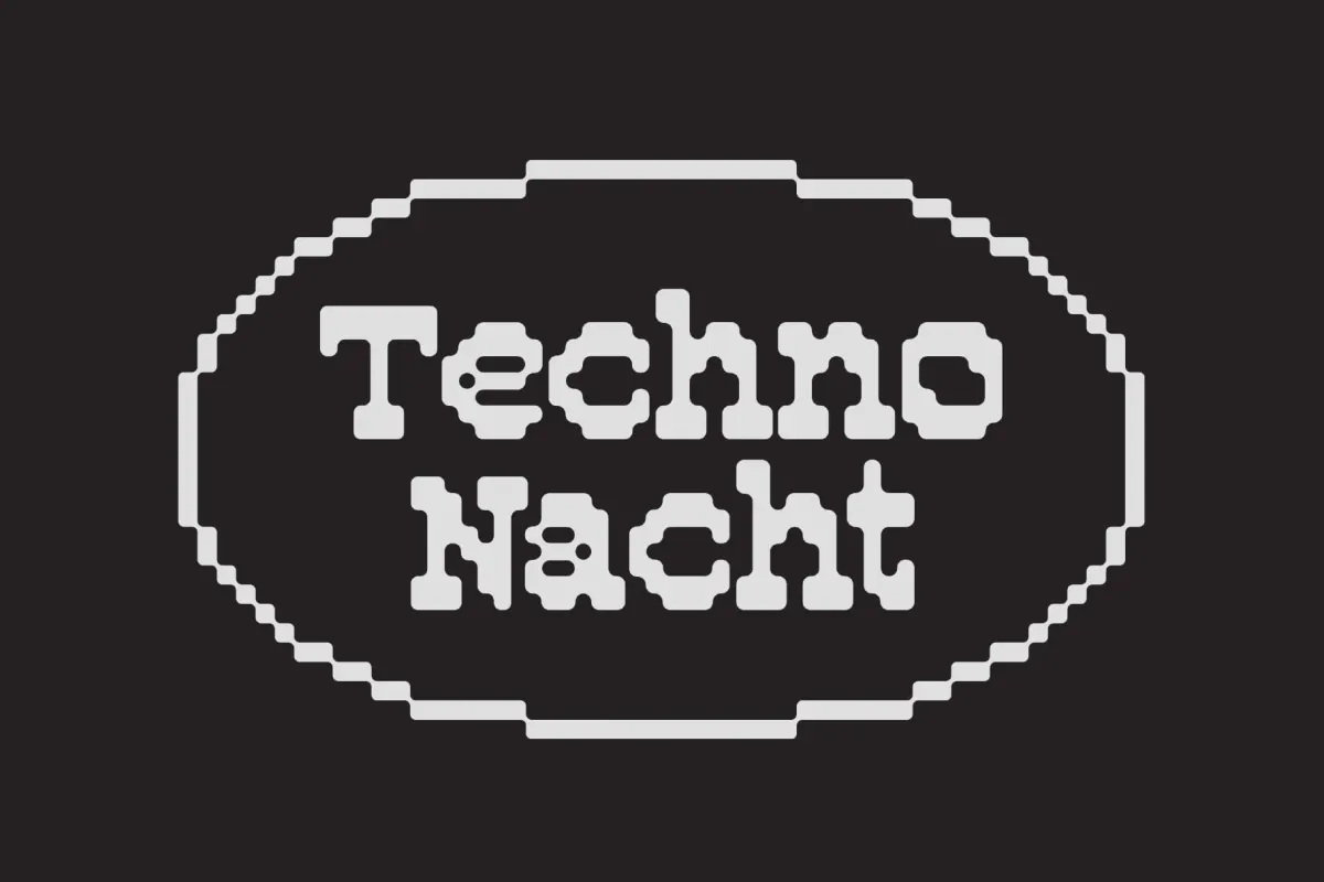 Porca - Rounded Pixel Display Font