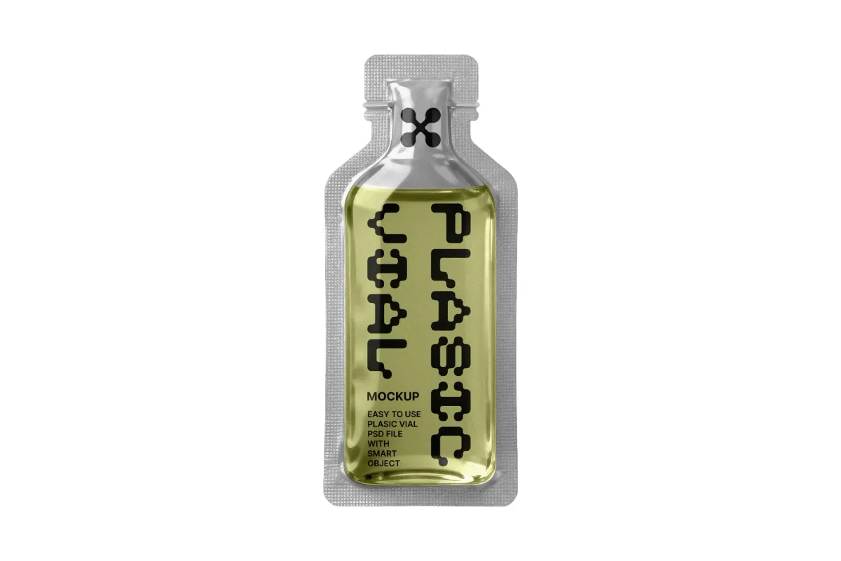 Plastic Vial Mockup