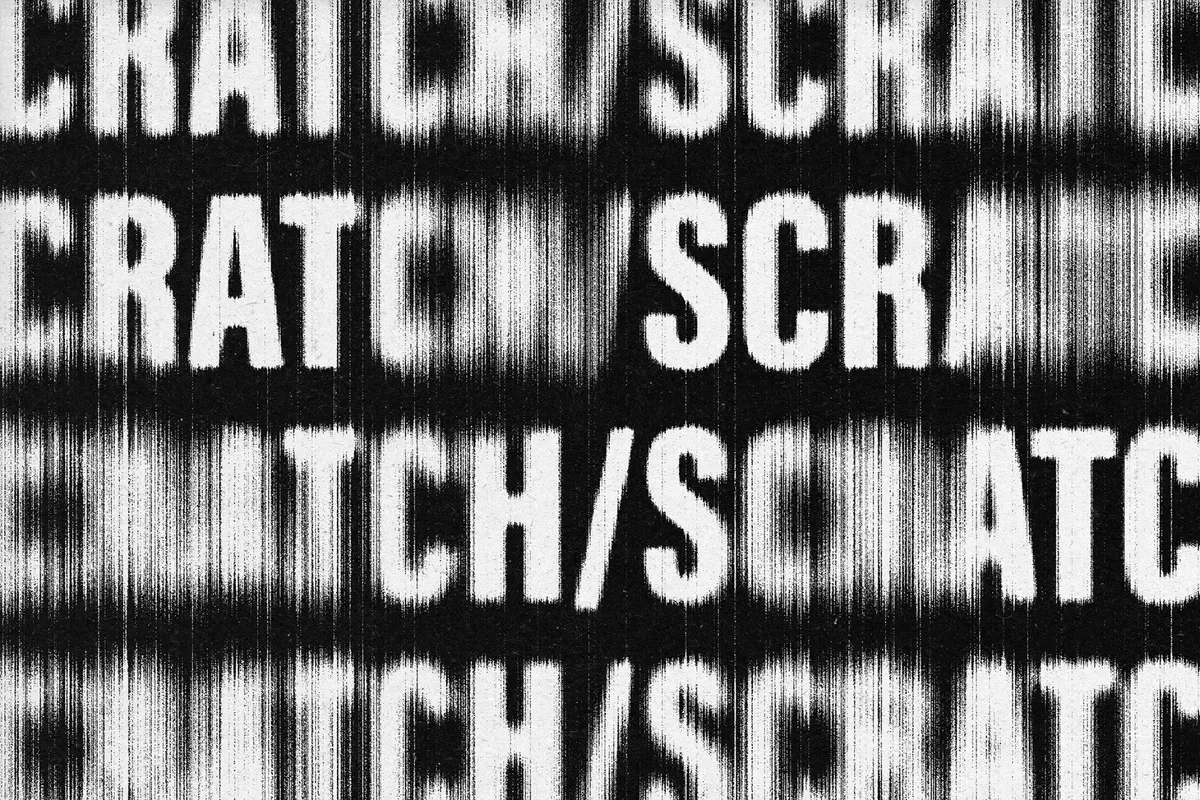 Smudge Noisy Text Effect