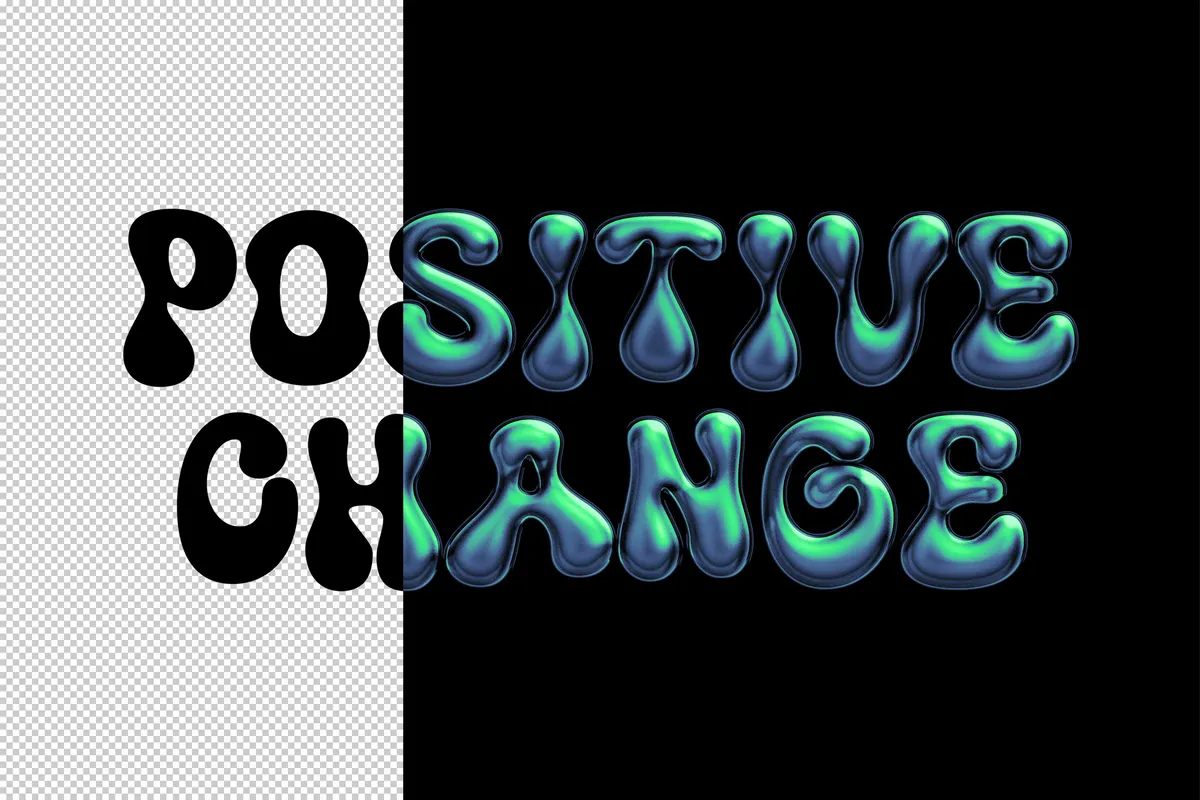 Pearl Chrome Text Effect