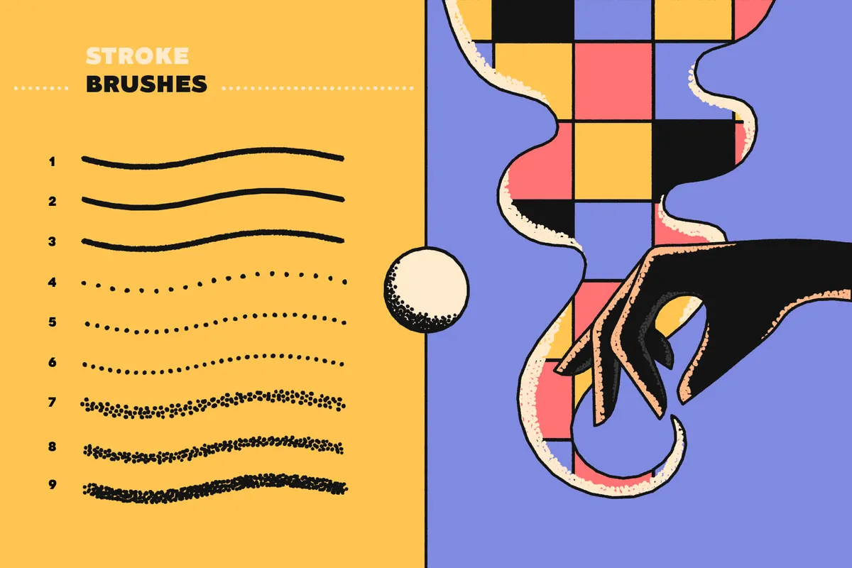 Eclectica Stipple Affinity Designer Brushes