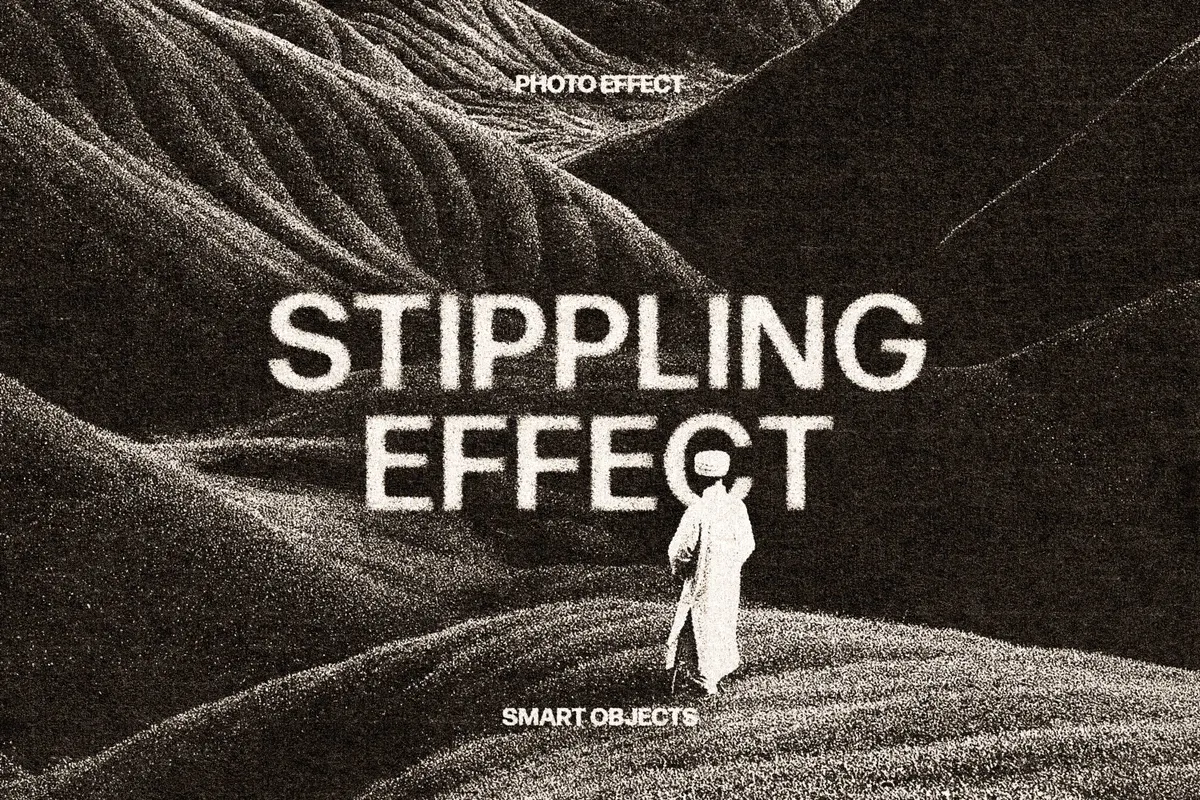 Stippling Photo Effect