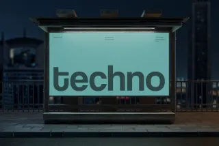 Outdoor Digital Billboard Mockup