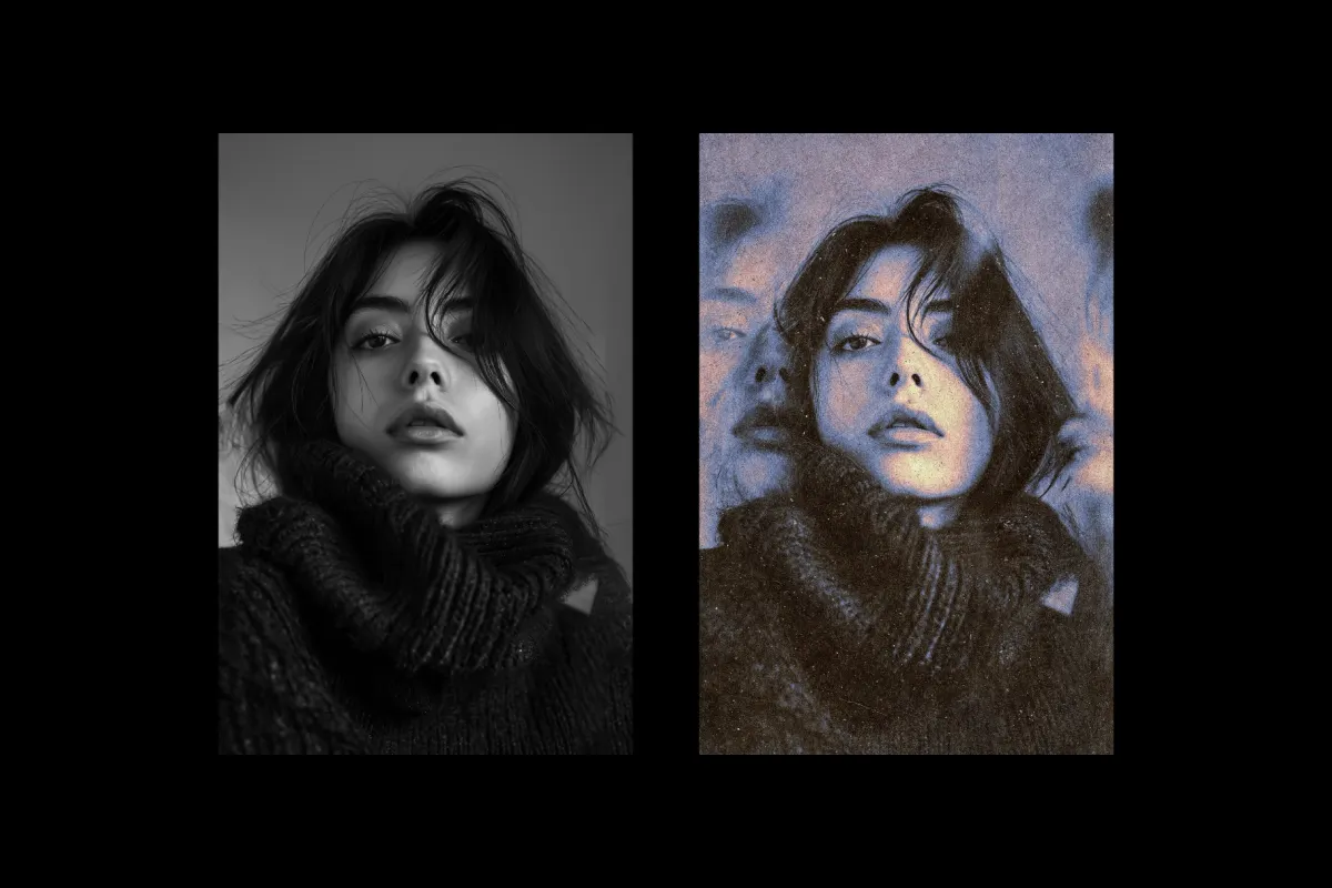 Acid Copier Photo Effect