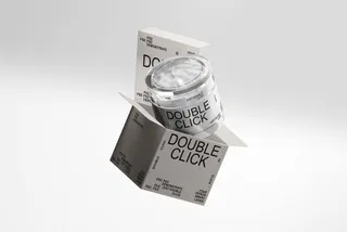 Cosmetic Jar and Box Mockup