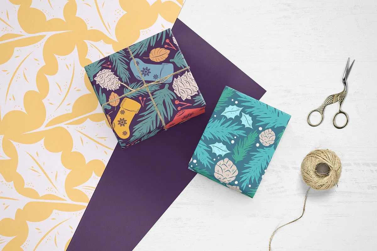Christmas Gift: Vector Patterns Set