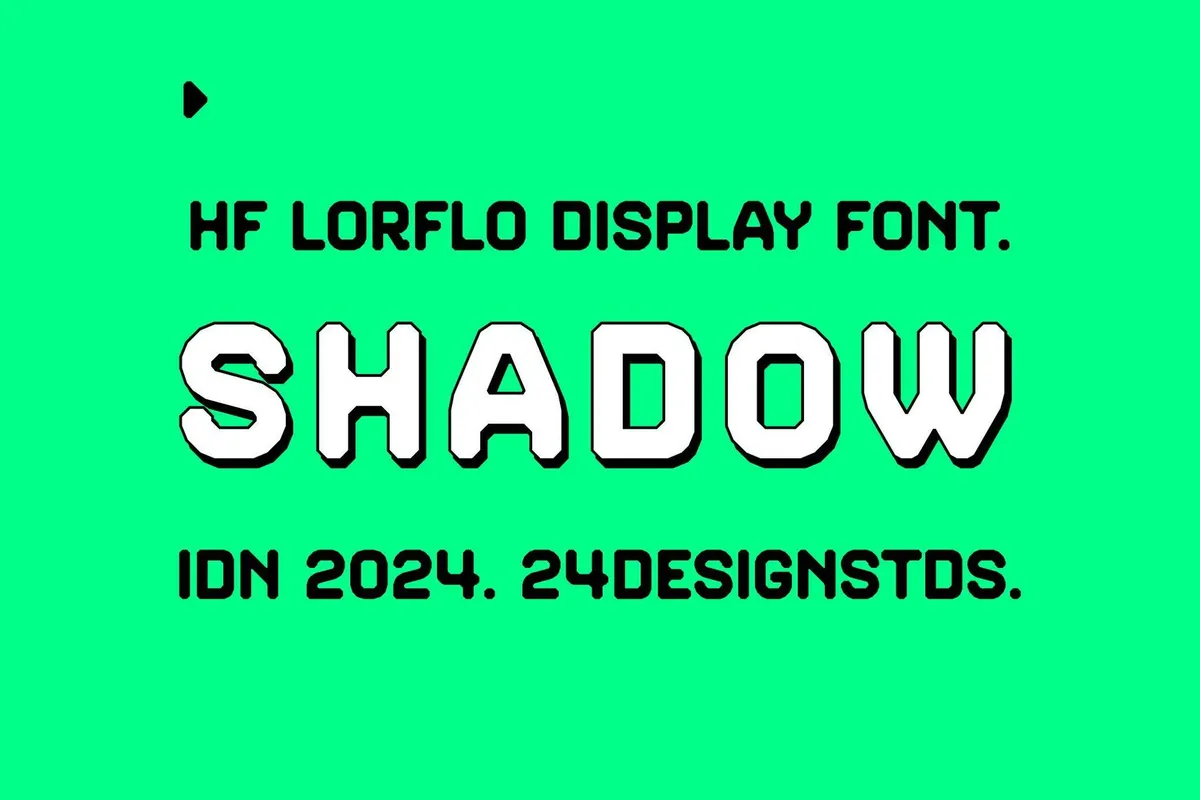 HF Lorflo Display Font