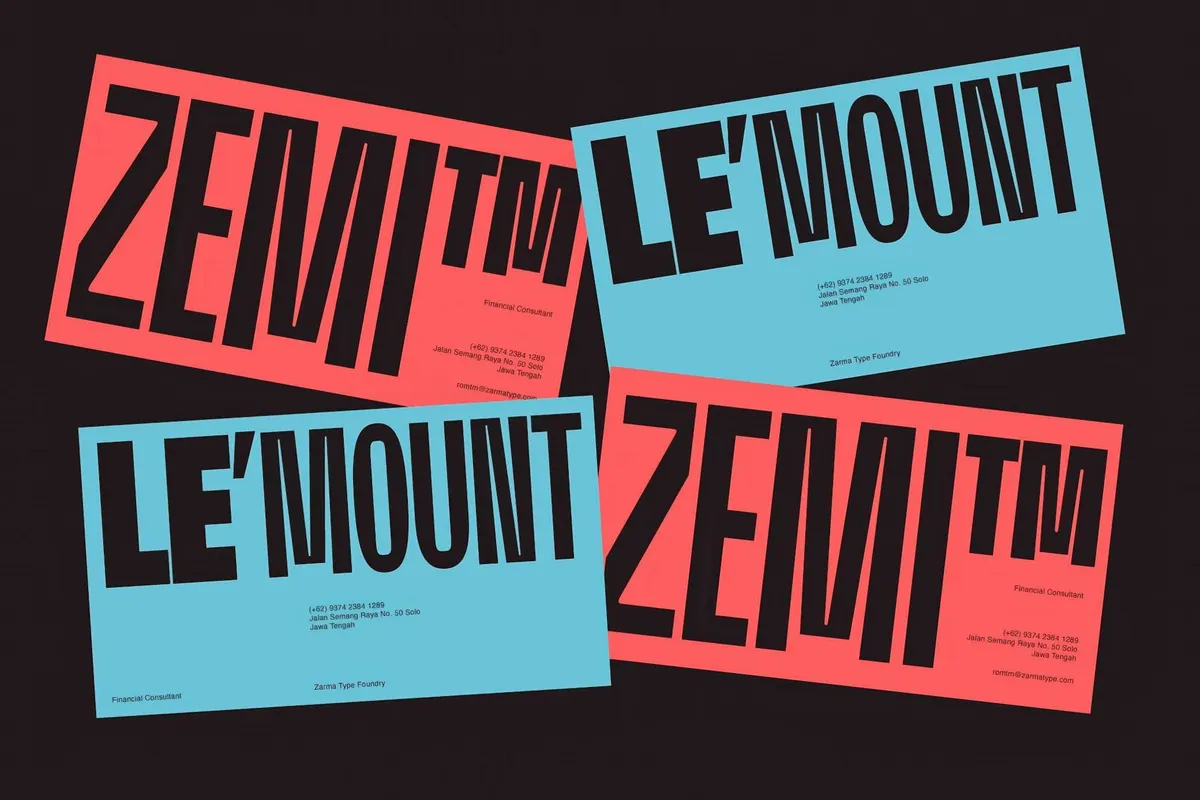 Moldin — Condensed Sans Serif Font