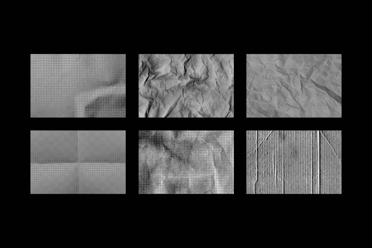 Halftone Papers Texture Collection