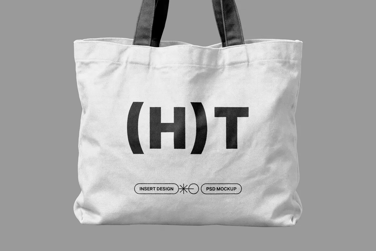 Cotton Tote Bag Mockup