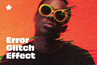 Error Glitch Photo Effect