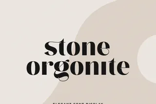 Stone Orgonite Display Font