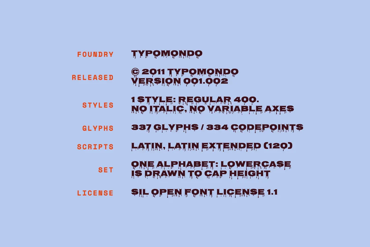 Nosifer - Free Dripping Horror Font