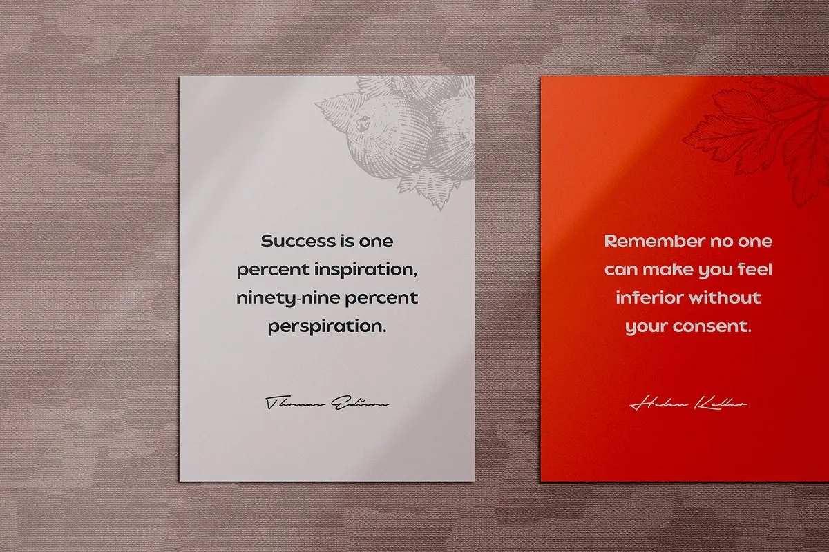 Solus Shadow Stationery Mockups