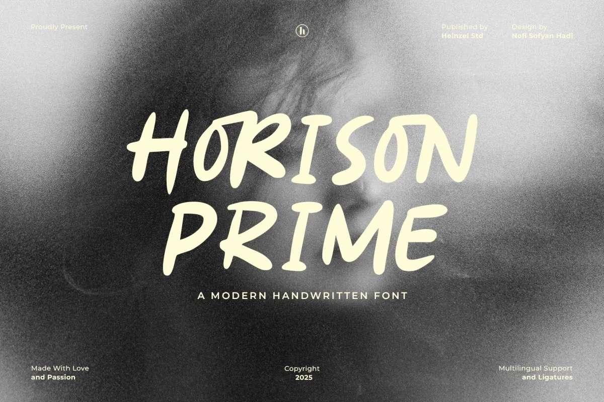 Horison Prime - Handwritten Brush Font