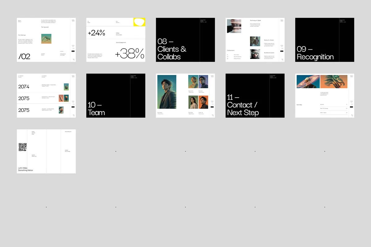 Creative Agency Portfolio Template - Creax