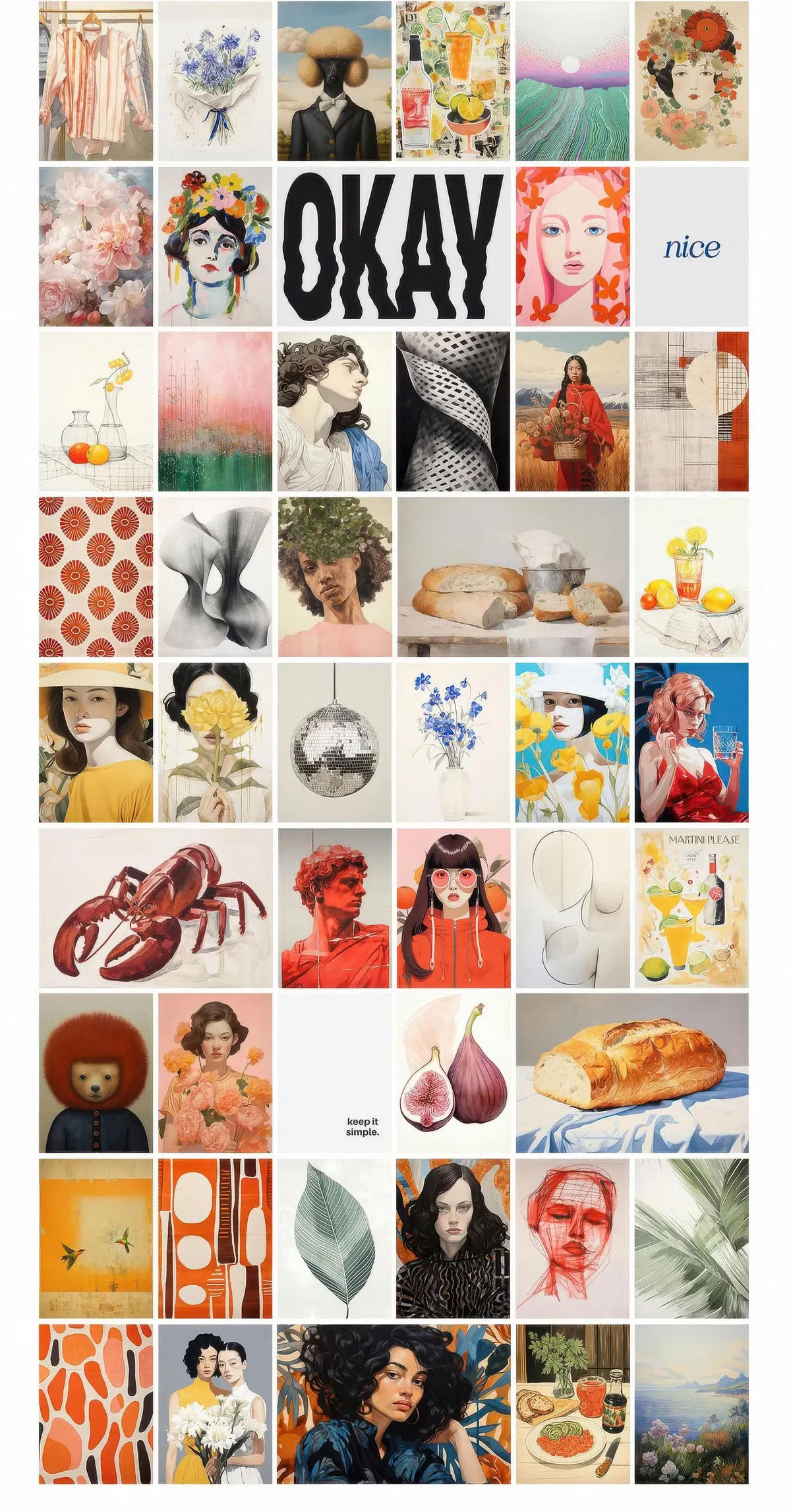 100 Eclectic Prints