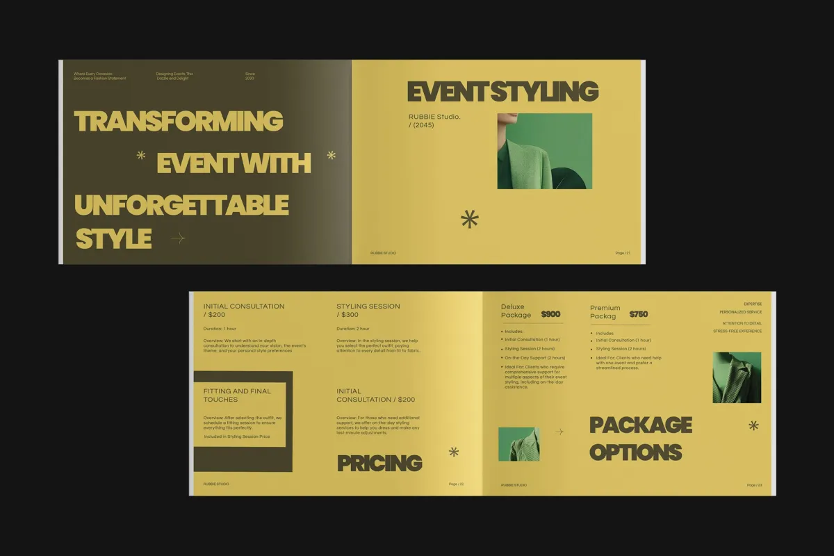 CANVA Services and Pricing Guide Template