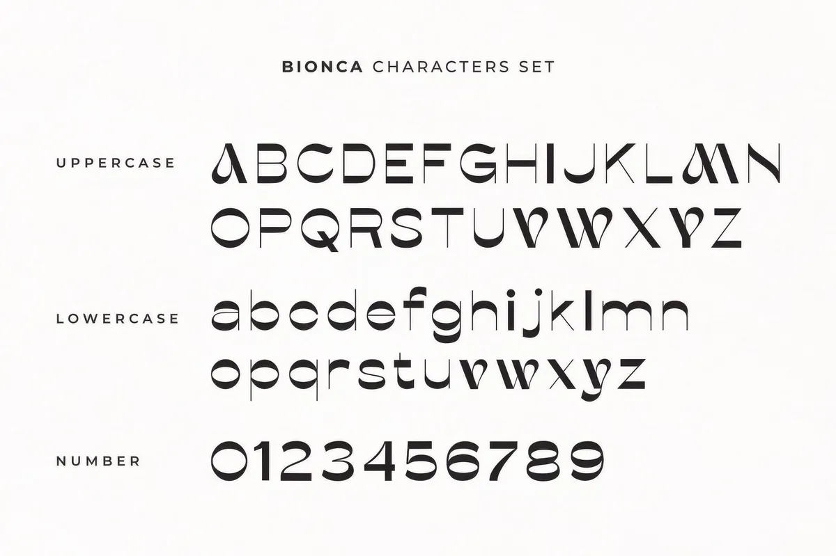 Bionca Stylistic Sans Serif