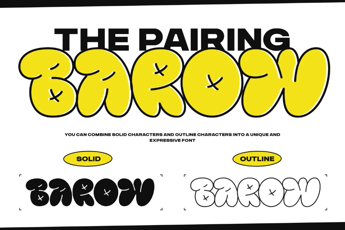 Grafyne - Balloon Graffiti Font