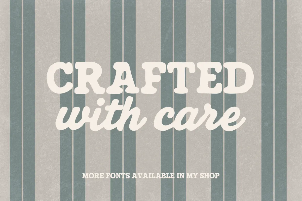 Bold Friends Forever Playful Font