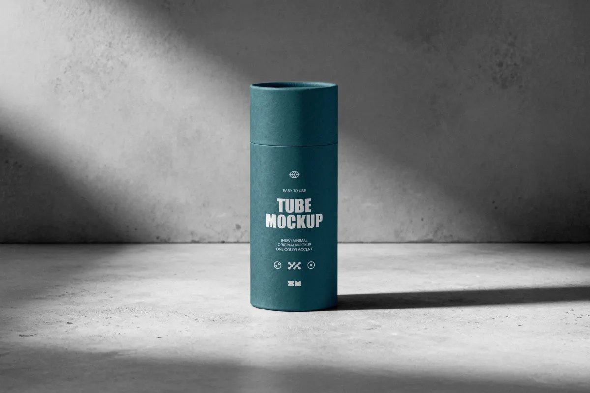 Cylinder Tube Mockup