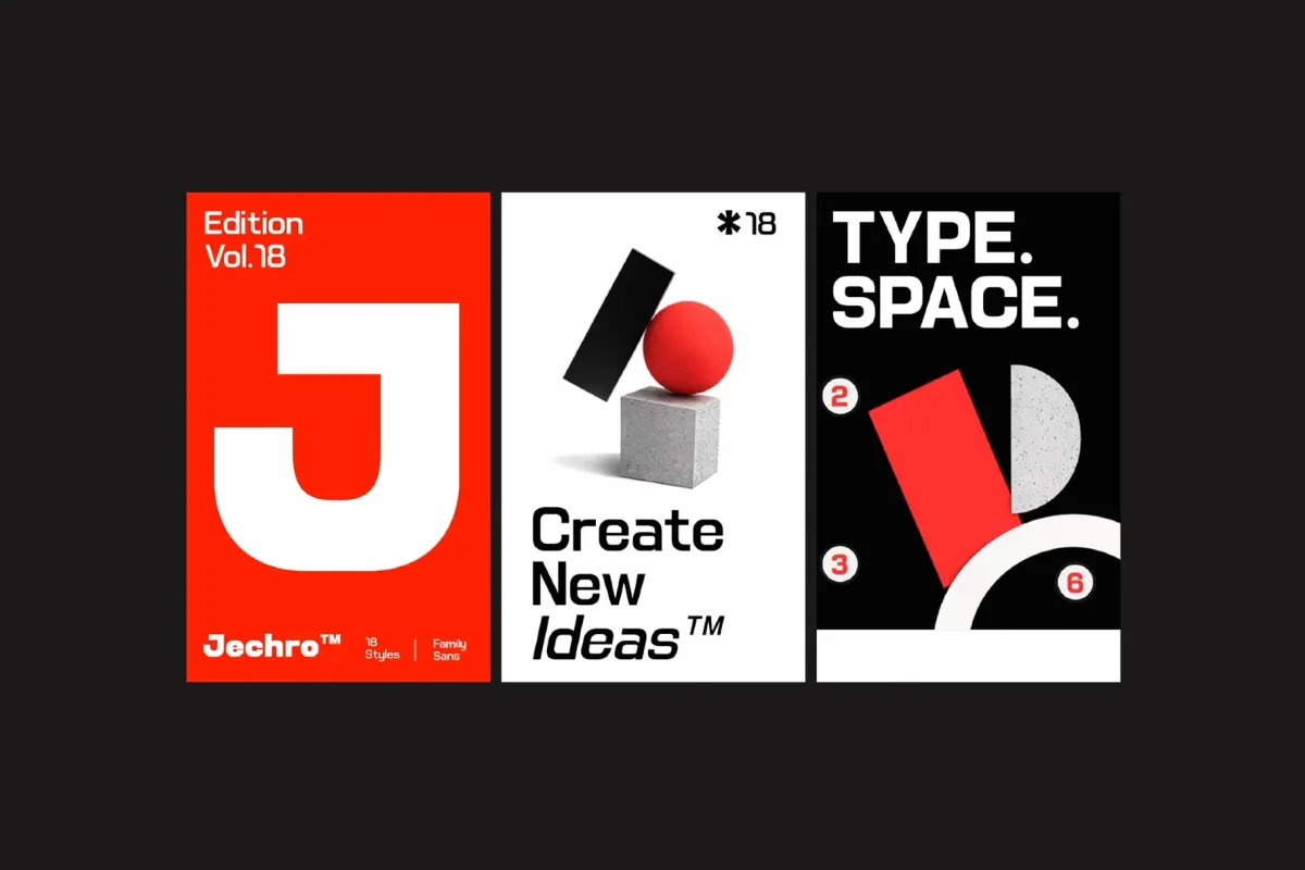 Jechro - Geometric Sans Serif Family