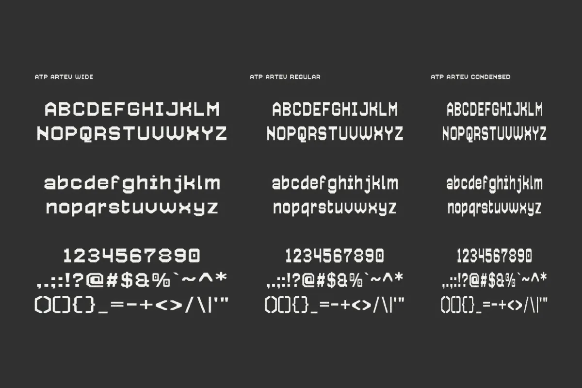 Artev – Geometric Sans Serif Font