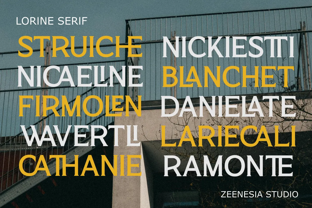 Lorine - Elegant Serif Display Font