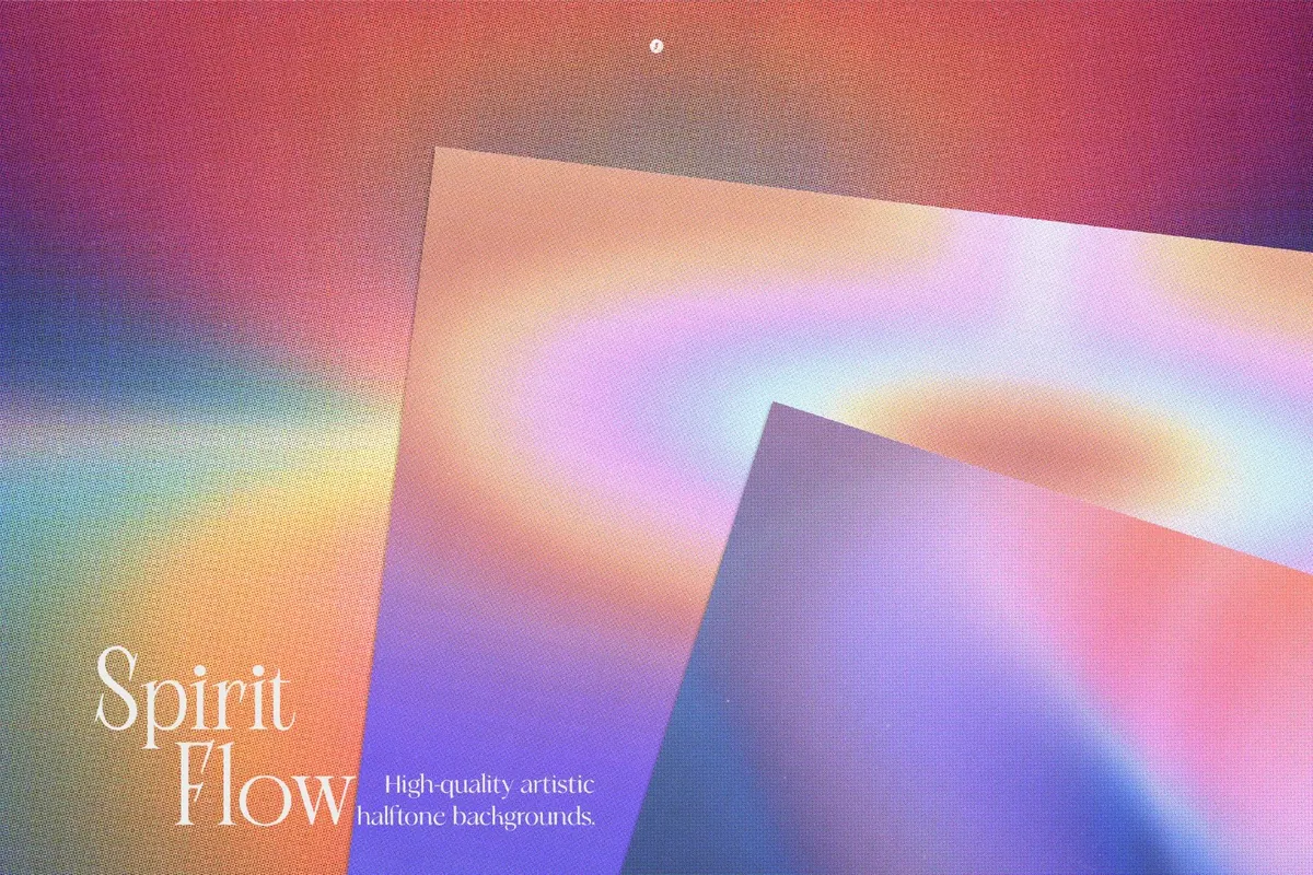 Spirit Flow - Halftone Gradient Backgrounds
