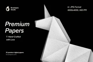 20 Premium Hand-Made Paper Textures